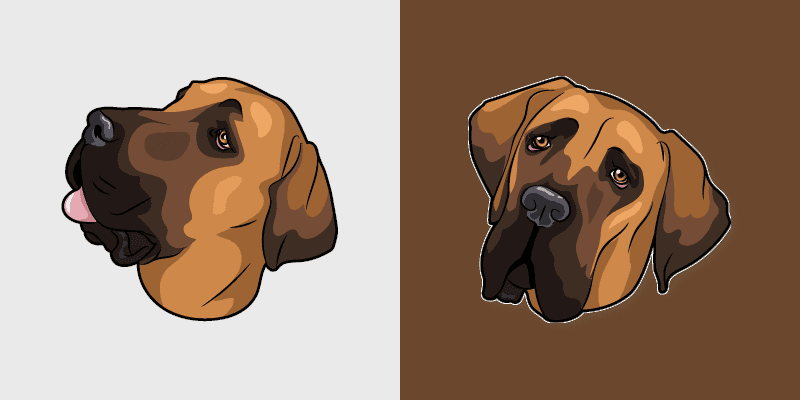 Great Dane custom cursor pack preview for Chrome, Edge and Windows