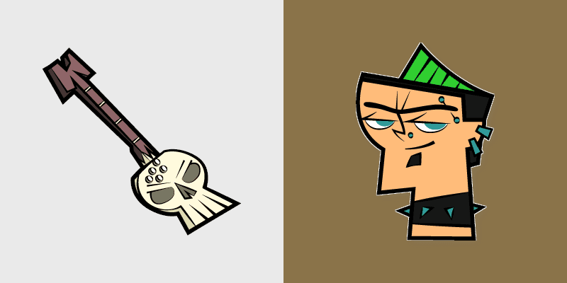 Duncan Total Drama custom cursor pack preview for Chrome, Edge and Windows
