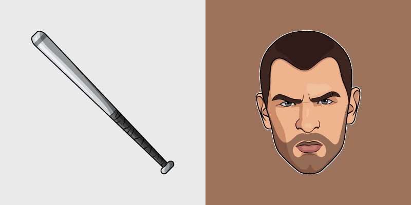 Niko Bellic custom cursor pack preview for Chrome, Edge and Windows