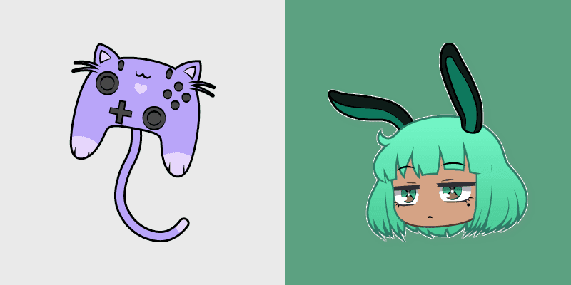 Lemo and Neko custom cursor pack preview for Chrome, Edge and Windows
