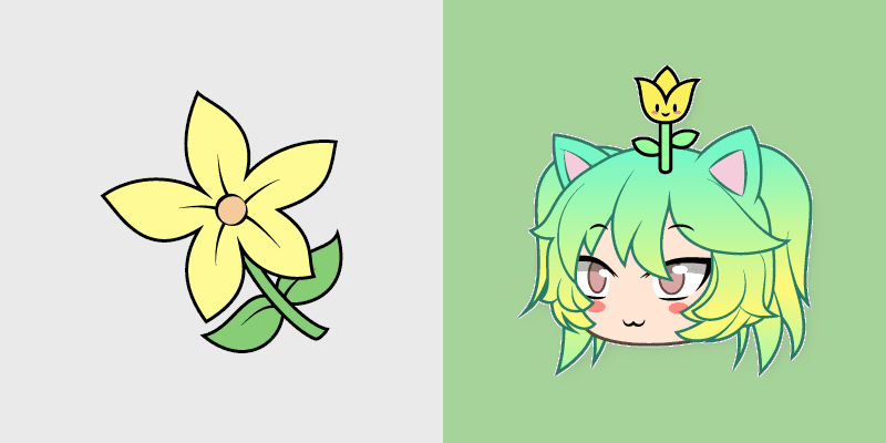 Spring Daffodil custom cursor pack preview for Chrome, Edge and Windows