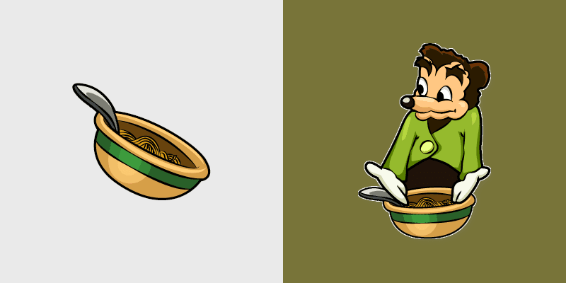 Toucha My Spaghet custom cursor pack preview for Chrome, Edge and Windows