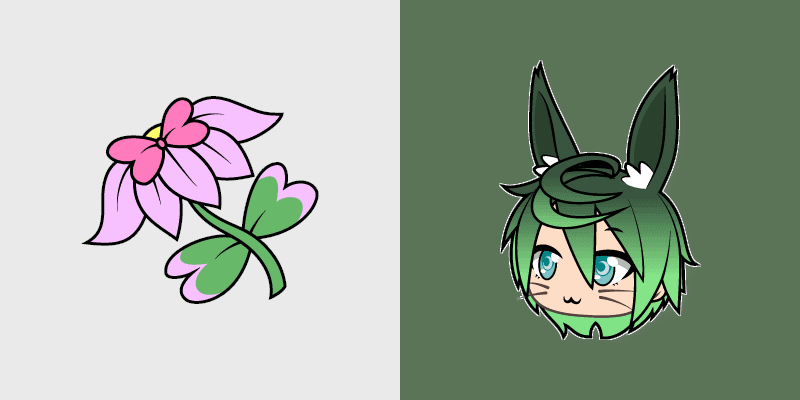 Qing Pink Lily custom cursor pack preview for Chrome, Edge and Windows