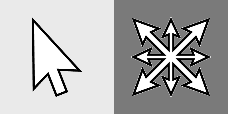 Prank Edition Collection custom cursor pack preview for Chrome, Edge and Windows