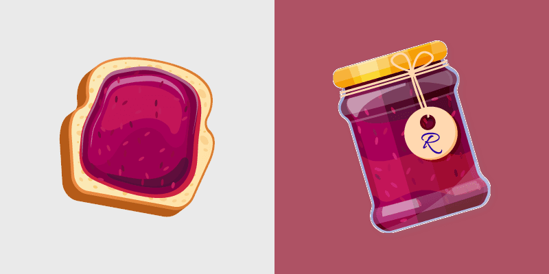Raspberry Jam Delight Mouse Cursor custom cursor pack preview for Chrome, Edge and Windows