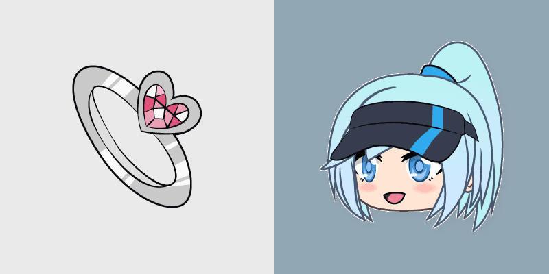 Charlotte Love Ring custom cursor pack preview for Chrome, Edge and Windows