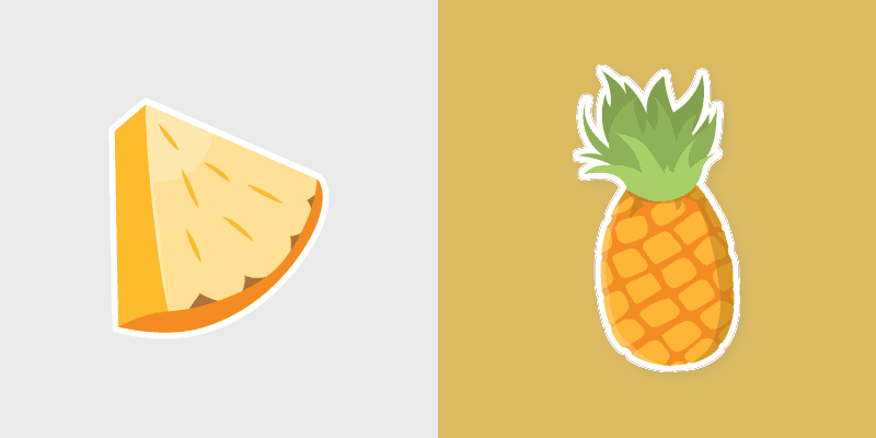 Fruits Tropical & Citrus custom cursor collection preview