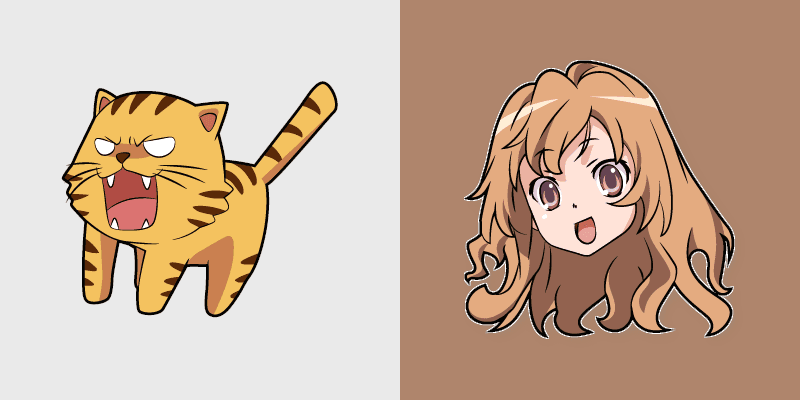 Taiga Aisaka Toradora custom cursor pack preview for Chrome, Edge and Windows