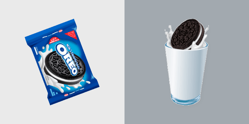 Milk and Cookie custom cursor pack preview for Chrome, Edge and Windows