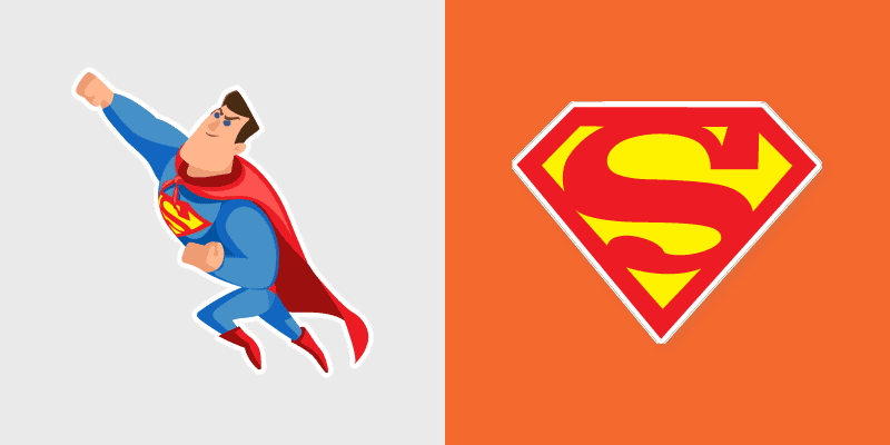 Superman custom cursor pack preview for Chrome, Edge and Windows
