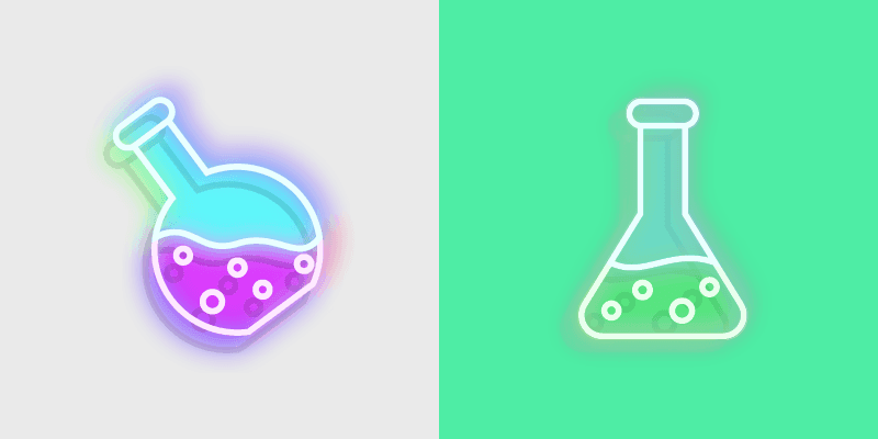 LAB Flask custom cursor pack preview for Chrome, Edge and Windows