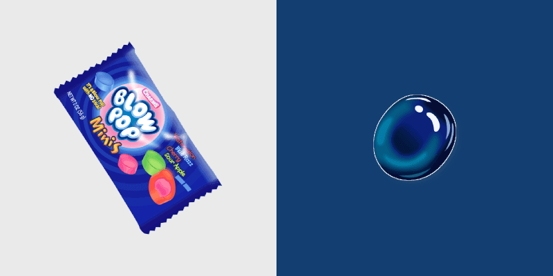 Charms Blow Pops custom cursor pack preview for Chrome, Edge and Windows
