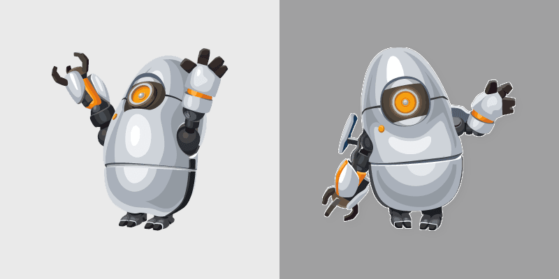 P-Body custom cursor pack preview for Chrome, Edge and Windows