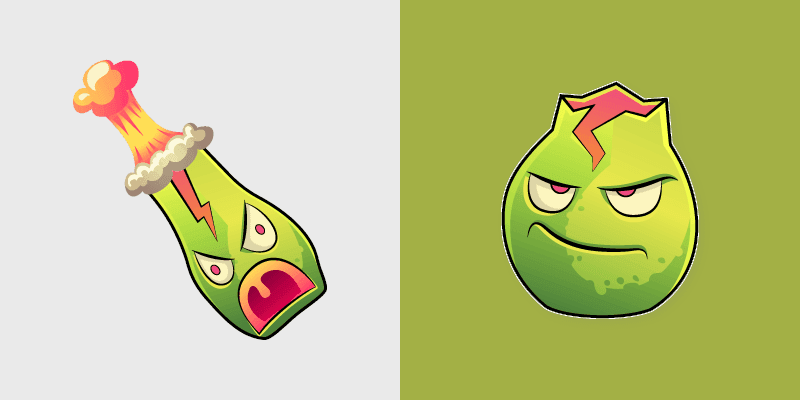 PvZ Custom Pack Two custom cursor pack preview for Chrome, Edge and Windows