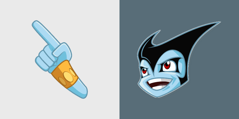 Cute Cyclone custom cursor pack preview for Chrome, Edge and Windows