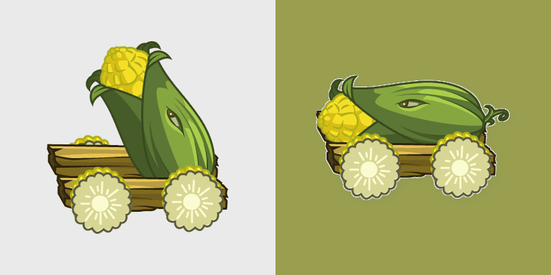 Corn Cob Cannon custom cursor pack preview for Chrome, Edge and Windows