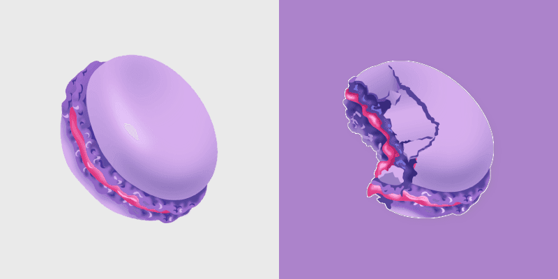 Custom Candy Macaron Mouse Cursor custom cursor pack preview for Chrome, Edge and Windows