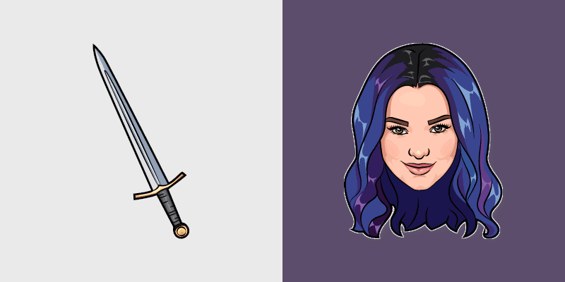 Mal Descendants custom cursor pack preview for Chrome, Edge and Windows