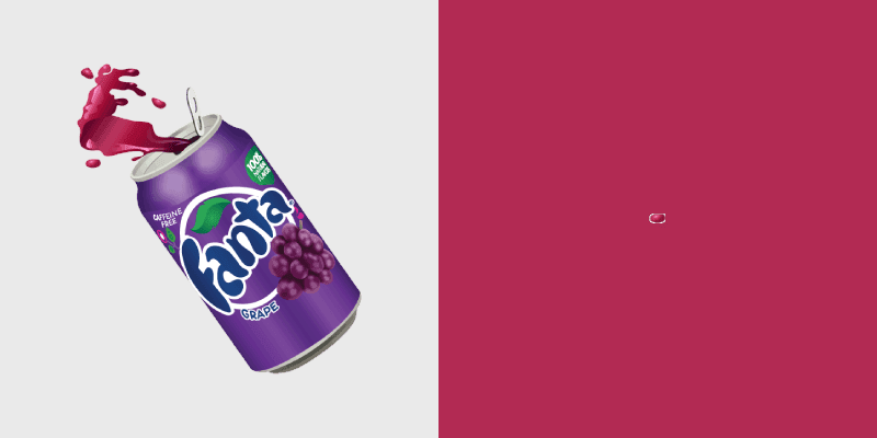 Fanta Grape custom cursor pack preview for Chrome, Edge and Windows