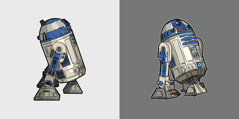 R2 D2 custom cursor pack preview for Chrome, Edge and Windows