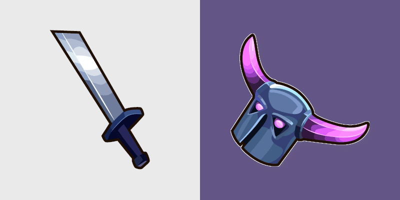 Clash Clans P E K K custom cursor pack preview for Chrome, Edge and Windows