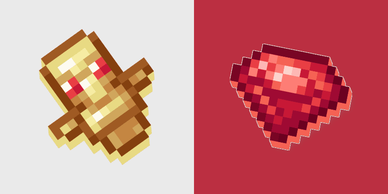 Ruby Totem custom cursor pack preview for Chrome, Edge and Windows