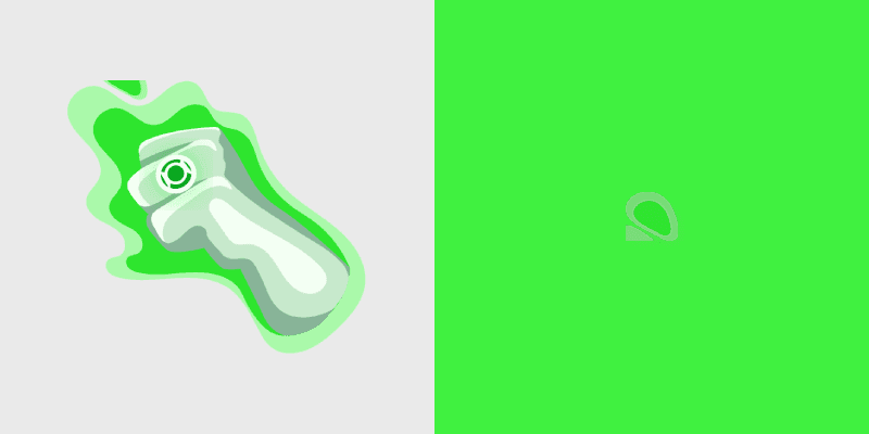 Green Lantern custom cursor pack preview for Chrome, Edge and Windows