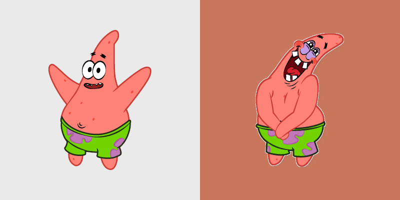 Spongebob Blushing custom cursor pack preview for Chrome, Edge and Windows