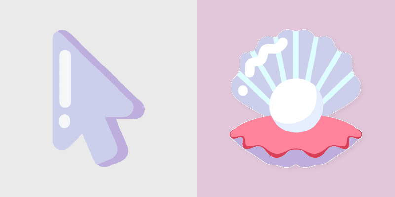 Modern Mice Minimal custom cursor pack preview for Chrome, Edge and Windows