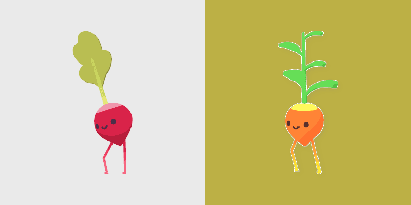 Ooblets Common and Uncommon Radlad custom cursor pack preview for Chrome, Edge and Windows