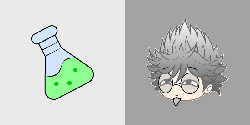 Prof Gacha Potion custom cursor pack preview for Chrome, Edge and Windows