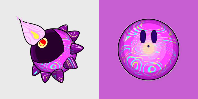 Kirby Pink Puff custom cursor pack preview for Chrome, Edge and Windows