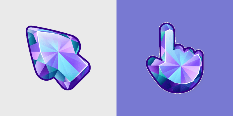 Alexandrite Gem custom cursor pack preview for Chrome, Edge and Windows
