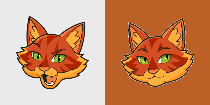 Cute Cursor - Warrior Cats Squirrelflight custom cursor pack preview for Chrome, Edge and Windows