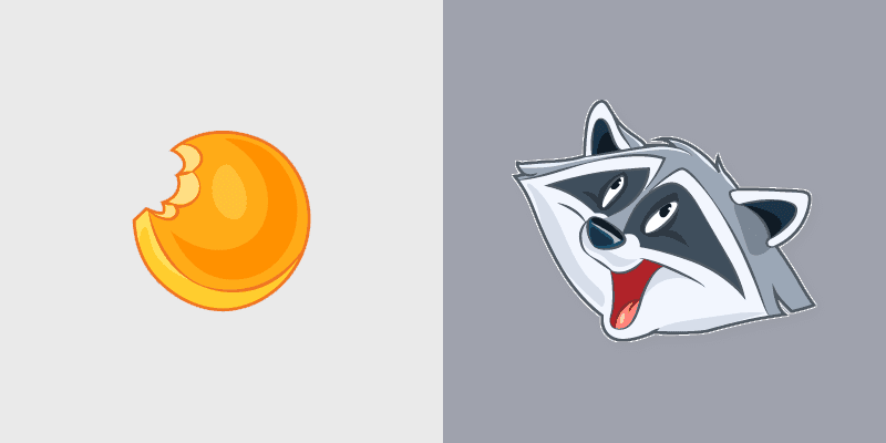 Meeko & Cookie custom cursor pack preview for Chrome, Edge and Windows