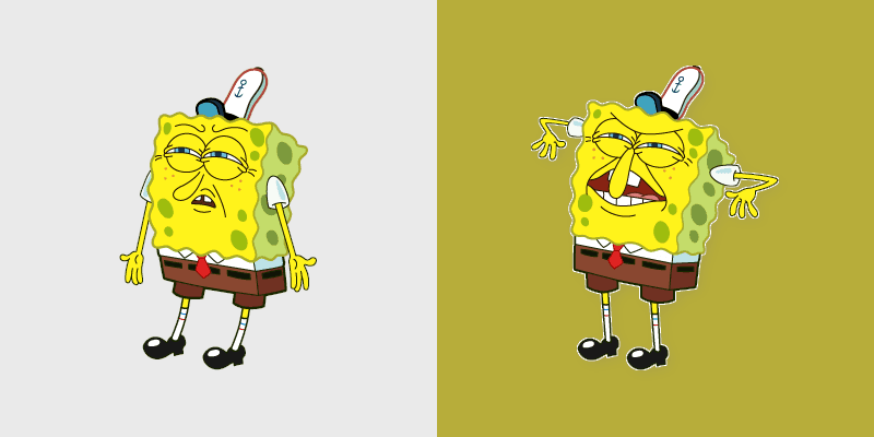 Spongebob's Custom custom cursor pack preview for Chrome, Edge and Windows