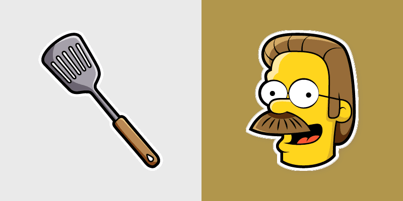 Ned Flanders custom cursor pack preview for Chrome, Edge and Windows