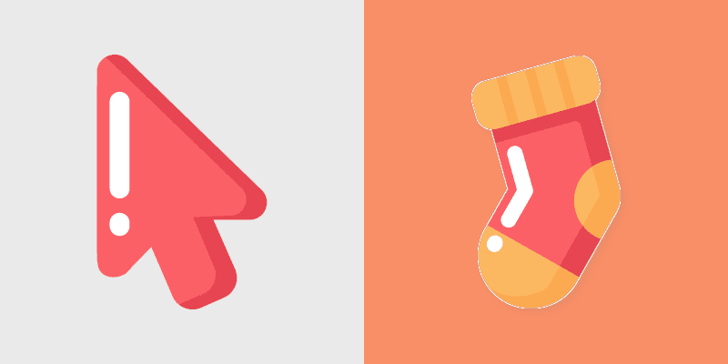 Minimal Charm Collection custom cursor pack preview for Chrome, Edge and Windows