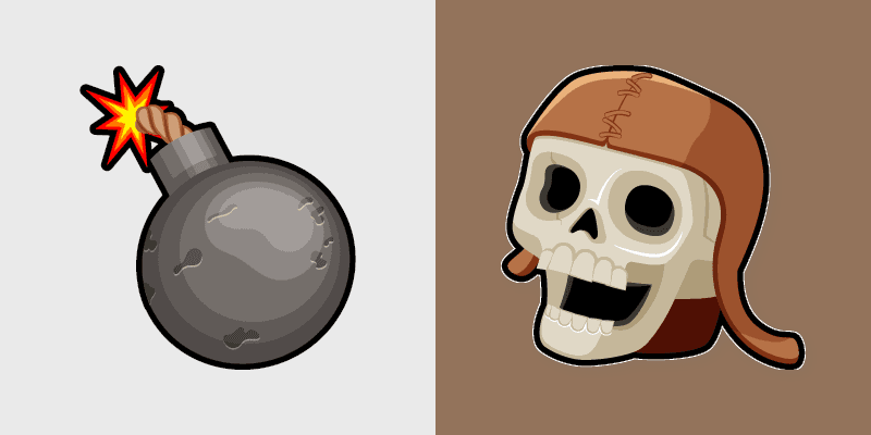 Custom Clash of Clans Mouse custom cursor pack preview for Chrome, Edge and Windows