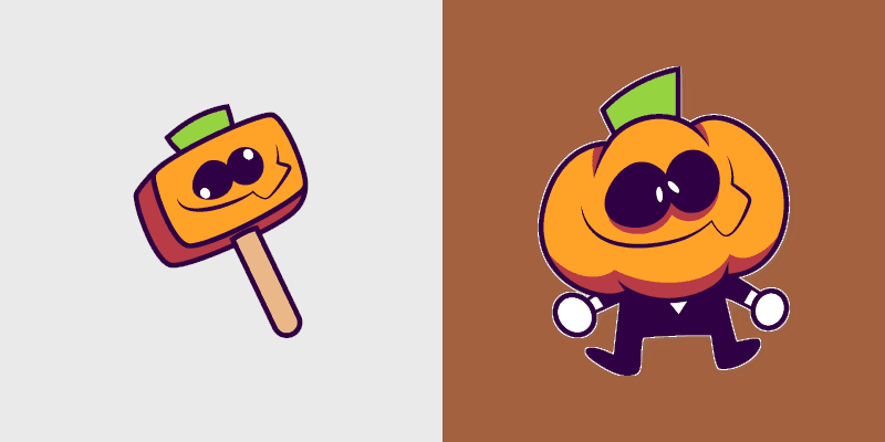 Spooky Skid Pump custom cursor pack preview for Chrome, Edge and Windows