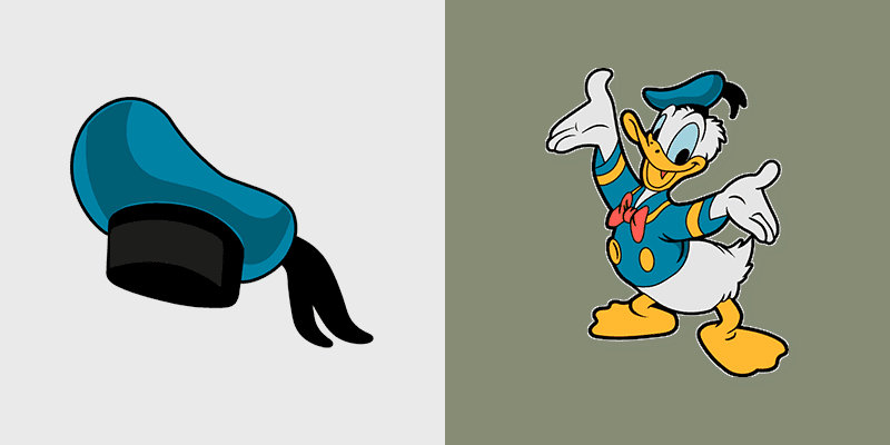 Donald Duck custom cursor pack preview for Chrome, Edge and Windows