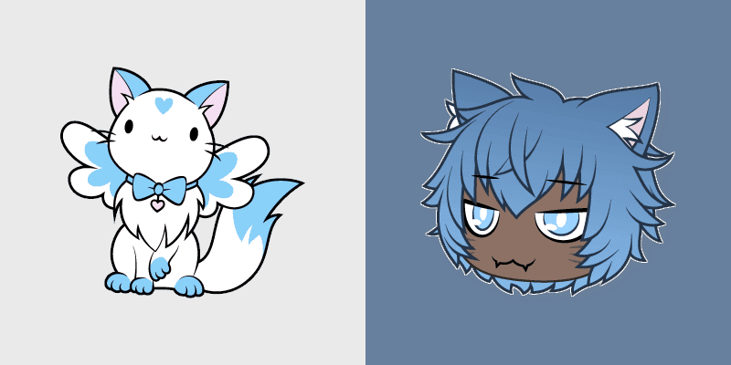 Kai Magical Neko custom cursor pack preview for Chrome, Edge and Windows