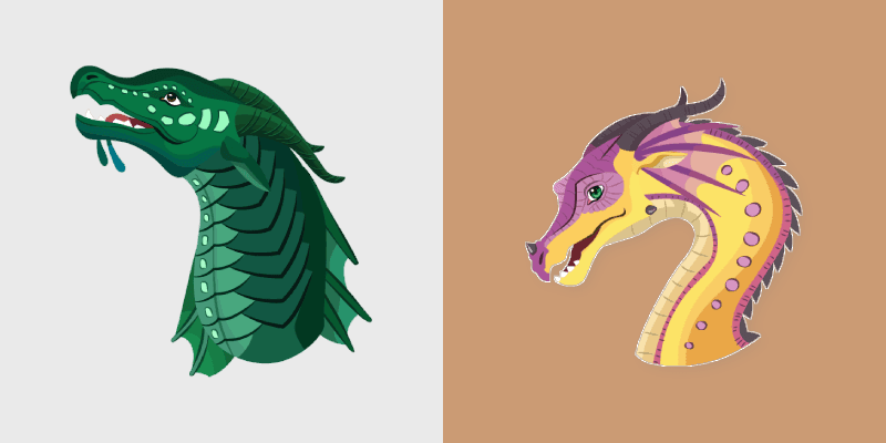 Dragon Cursor Pack: Turtle & Kinkajou preview for Chrome, Edge and Windows