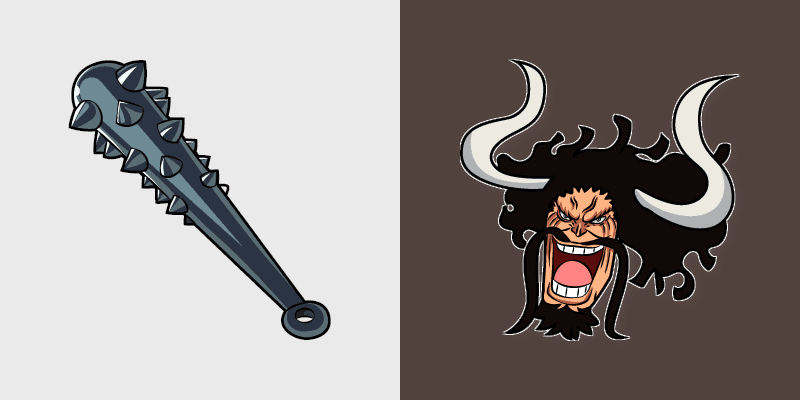 Kaido and Kanabo custom cursor pack preview for Chrome, Edge and Windows