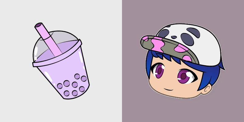 SuperBrian25 Bubble Tea custom cursor pack preview for Chrome, Edge and Windows