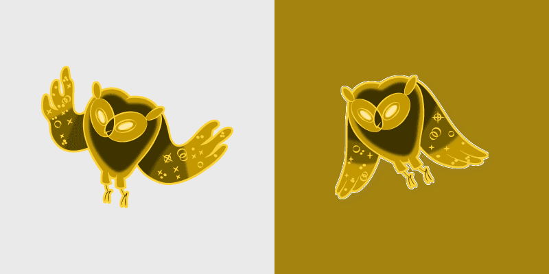 Cosmic Owl custom cursor pack preview for Chrome, Edge and Windows