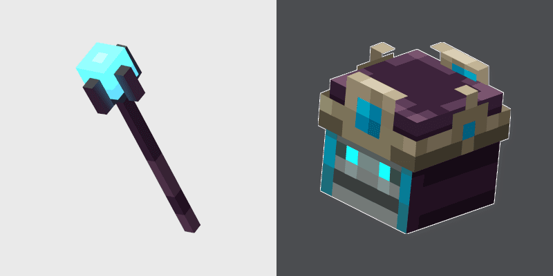 Necromancer Staff custom cursor pack preview for Chrome, Edge and Windows
