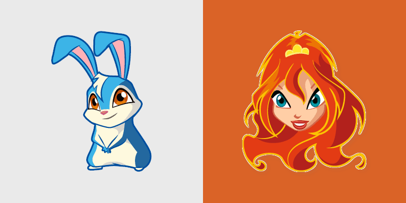 Bloom Winx Club custom cursor pack preview for Chrome, Edge and Windows