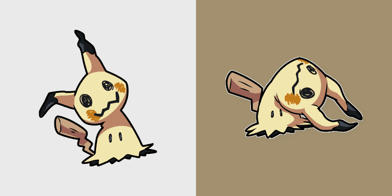 Mimikyu Solo custom cursor pack preview for Chrome, Edge and Windows