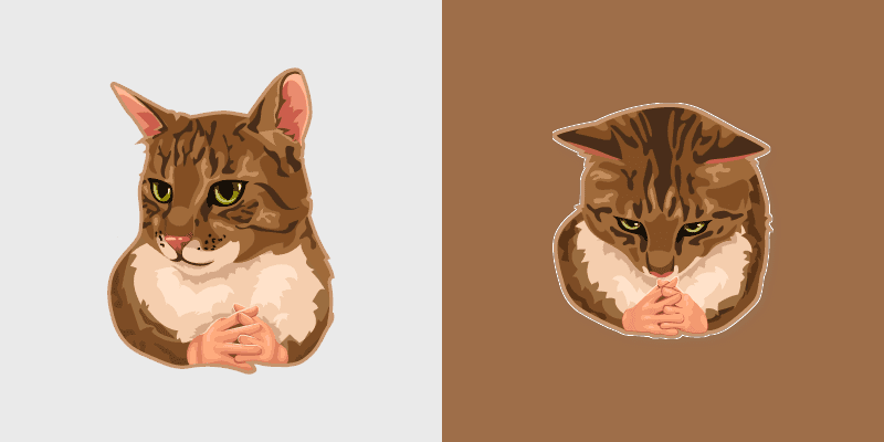 Handy Cat Meme custom cursor pack preview for Chrome, Edge and Windows
